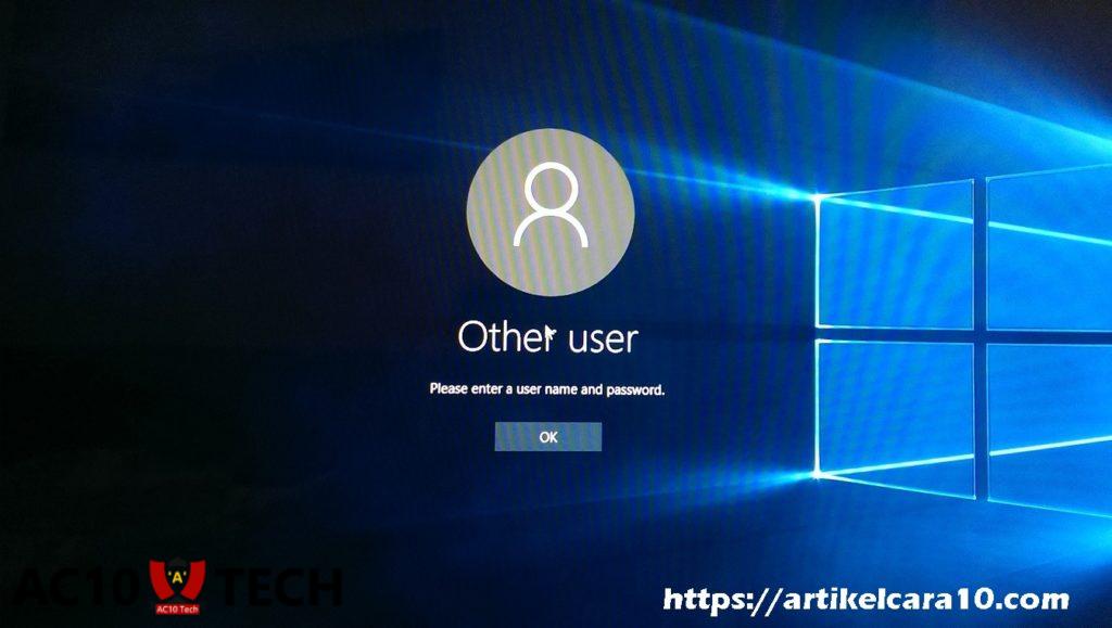 Cara Mengatasi Lupa Password Laptop Windows 10