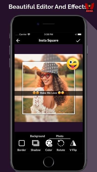 insta square Video Bokeh Editor HD