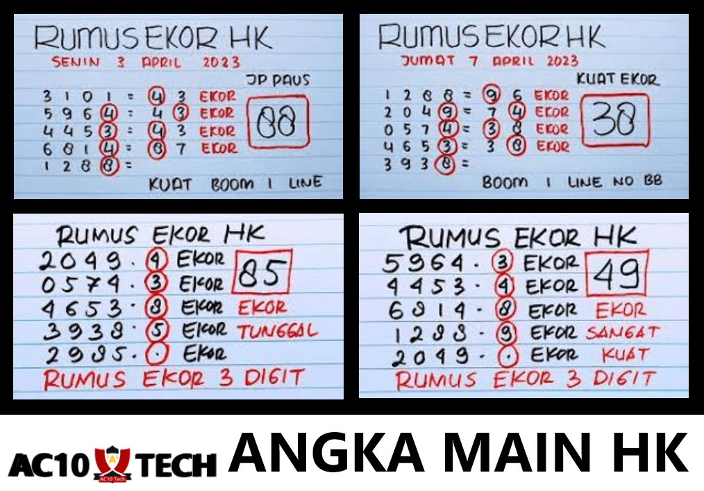 Cara Mencari Angka Main HK Hari Ini Tercepat di Dunia, Ekor Main