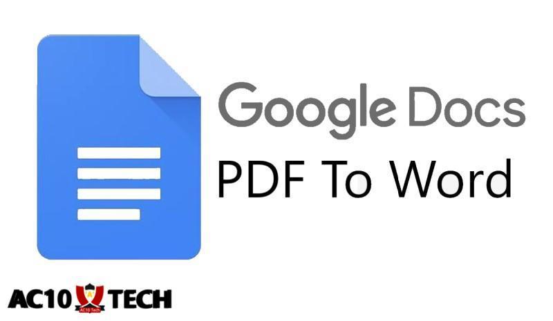 Cara PDF ke Word di HP dan PC menggunakan Google Docs